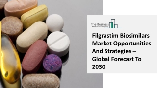 Filgrastim Biosimilars Market Challenges, Opportunities And Growth Outlook