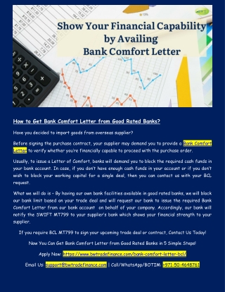 MT799 – Bank Comfort Letter – BCL Bank