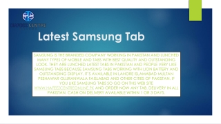 samsung tabs