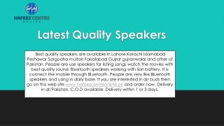 Speaker