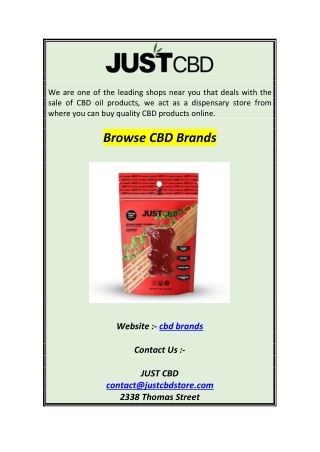 Browse CBD Brands0