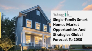 2021 Single-Family Smart Homes Market Industry Outlook, Growth And Trends