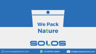 Transparent Pouches for Product Packaging - Solos Polymers