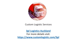 3PL Logistics Auckland Services