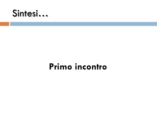 Discernimento sintesi