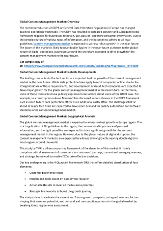 Consent Management Market