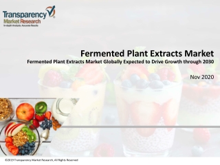 5.Fermented Plant Extracts Market