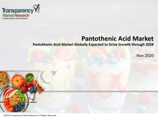 7.Pantothenic Acid Market