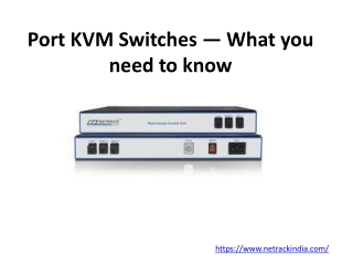 Port KVM Switches — What you need to Know