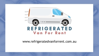 Cooler Van Rental