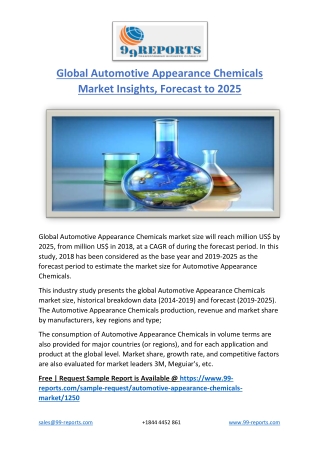 Global Automotive Appearance Chemicals Market Insights