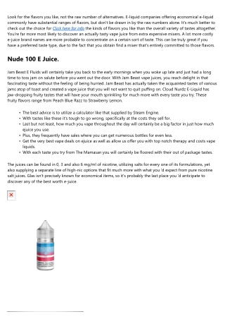 Ultimate Vape Bargains.