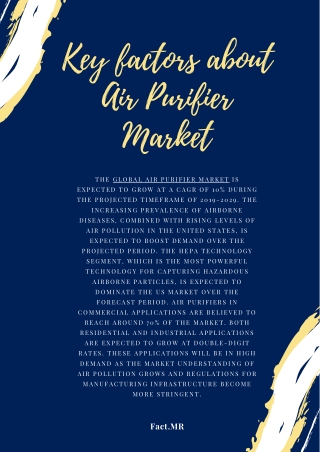 High Growth outlook for Air Purifier Market through 2029