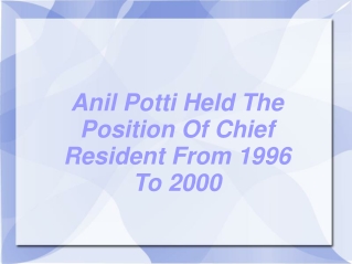 Anil Potti