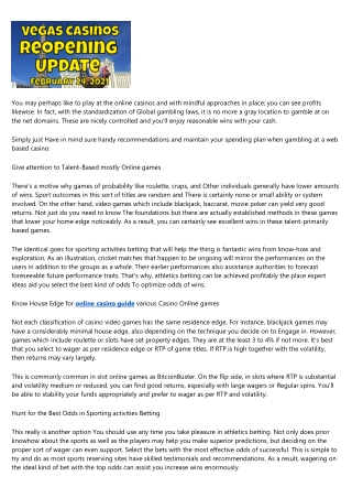 How Successful People Make the Most of Their online casino slots