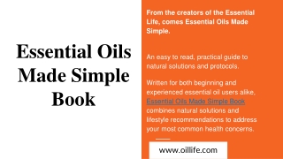 Essential Oils Made Simple Book