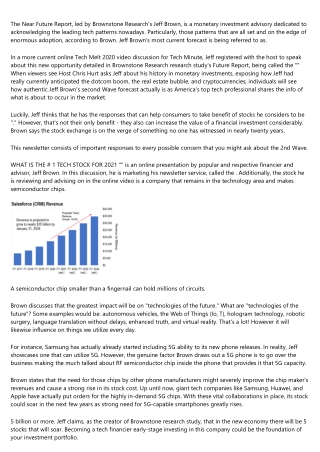 Jeff Brown's #1 Biotech Stock – Exposed! - Green Bull Research