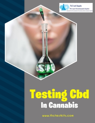 Methodologies Applying For Testing Cbd In Cannabis