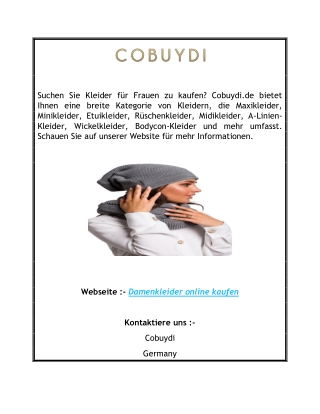 Suchen Sie Frauenkleider online zu kaufen  Cobuydi.de