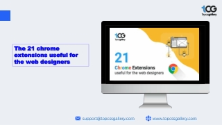 The 21 chrome extensions useful for the web designers