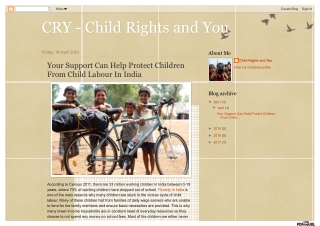 Your Support Can Help Protect Children From Child Labour In India