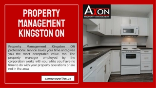 Property Management Kingston On