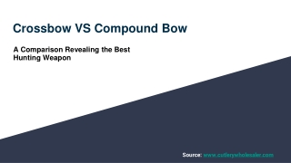 Crossbow VS Compound Bow