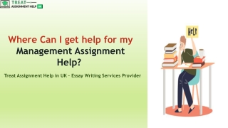 Where Can I get help for my Management Assignment Help?
