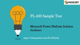 Microsoft Power Platform Solution Architect PL-600 Exam Dumps