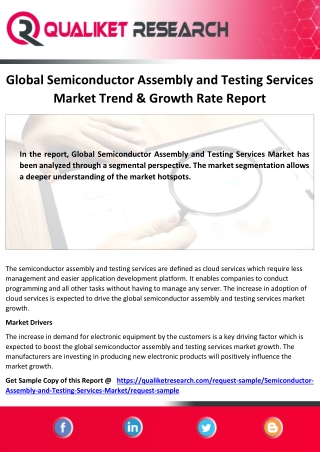 Global  Semiconductor Assembly and Testing Services Market   Top Competitors