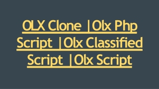 Readymade OLX Clone Script - DOD IT Solutions