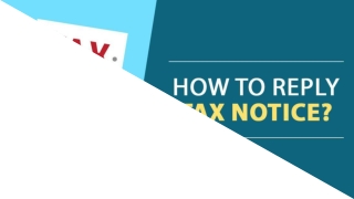 How to Reply Tax Notice in an Official Way?