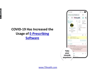 COVID 19 Has Increased the Usage of E Prescribing Software