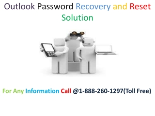 How to recover Outlook Password 1-888-260-1297