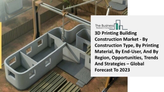 Global 3D Printing Building Construction Market Overview And Top Key Players by