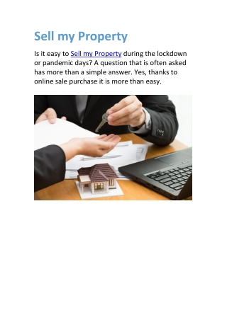 Sell my Property
