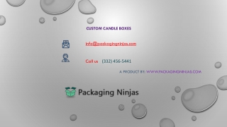 Get up to 40% Discount For Candle Boxes With Free Shipping