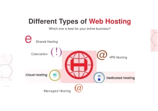 The 5 Types of Web Hosting providers Companies