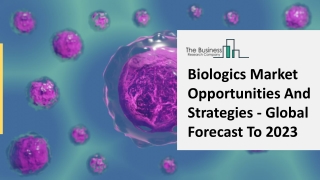 Biologics Market Trends, Outlook And Opportunity Analysis 2021-2025