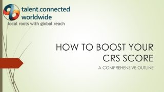 How To Boost Your CRS Score