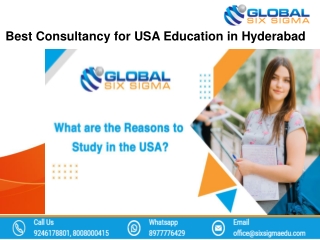 Best Consultancy for USA Education in Hyderabad