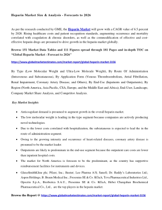 Heparin Market Size & Growth