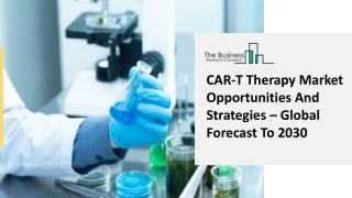 CAR-T Therapy Market Business Outlook And Development Strategy By 2030