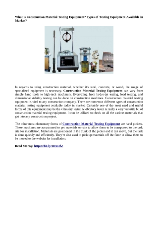 Construction Material Testing Equipment - pdf