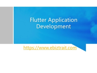 Flutter App Development Company in California