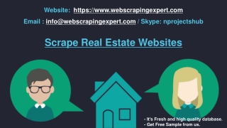 Scrape Real Estate Websites