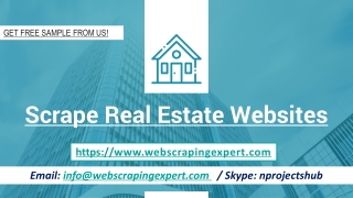Scrape Real Estate Websites