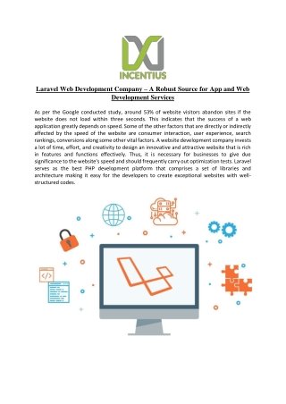 Laravel Web Development Company – A Robust Source for App and Web Development Services-converted