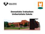 Donostiako Irakasleen Unibertsitate Eskola