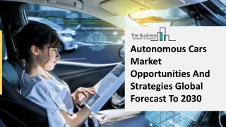 2021 Autonomous Cars Market Size, Growth, Drivers, Trends And Forecast